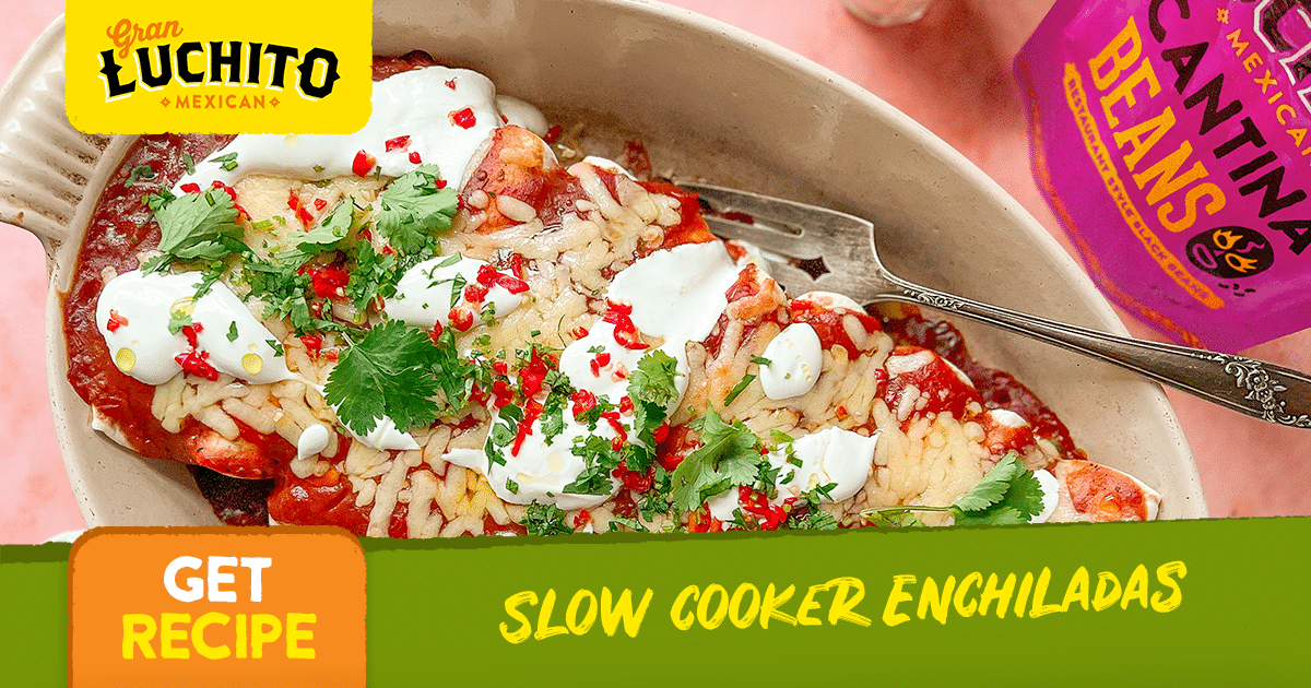 Slow Cooker Enchiladas With Chipotle Sauce | Gran Luchito