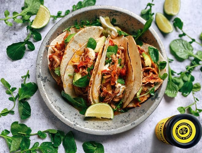 Slow Cooker Fajitas finished dish - A Beginner's Guide to Mexican Food