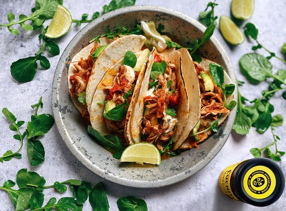 Slow Cooker Fajitas finished dish - A Beginner's Guide to Mexican Food