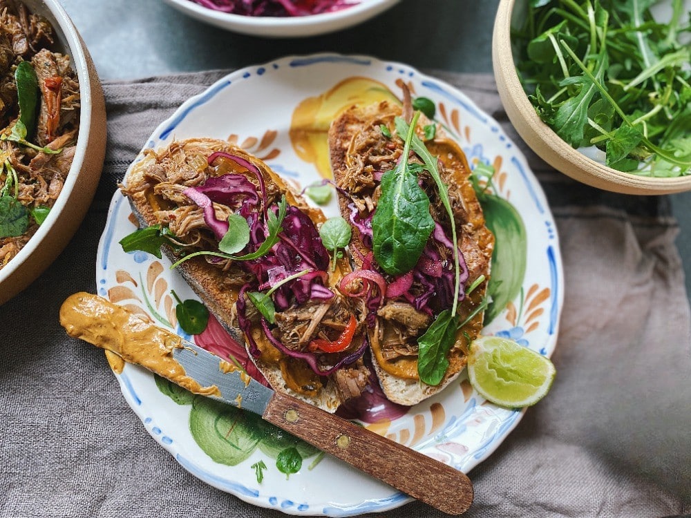 Mexican Pulled Pork Sandwich
