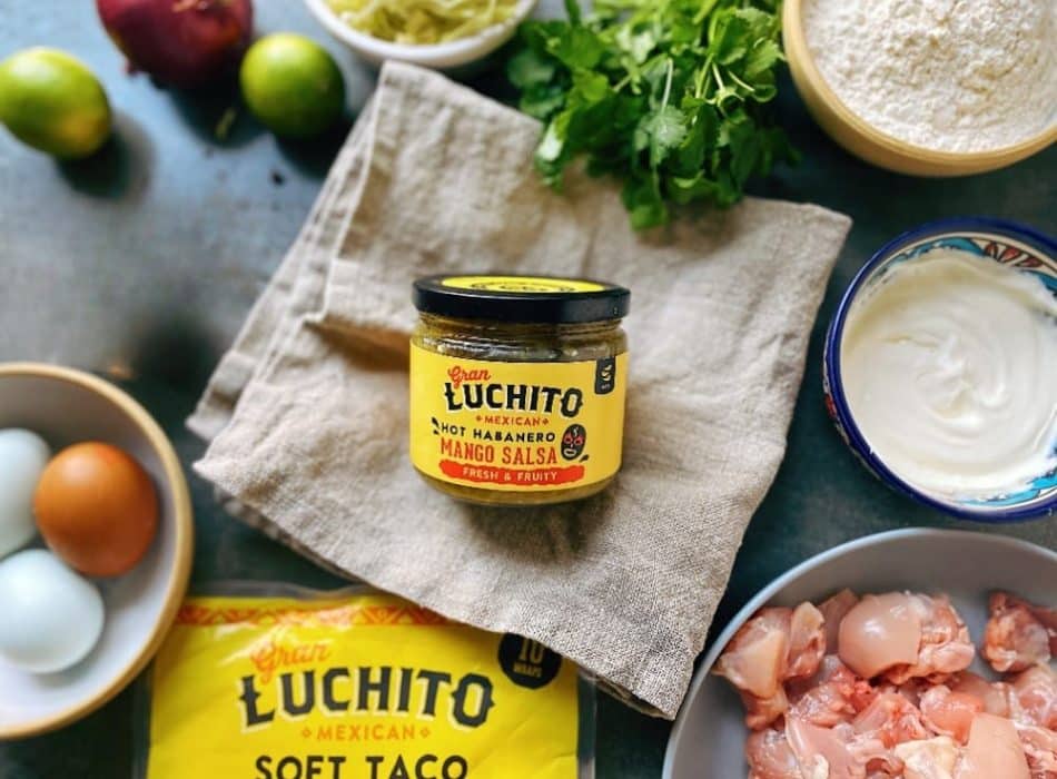 Fried Chicken Tacos ingredients - what to serve with nachos