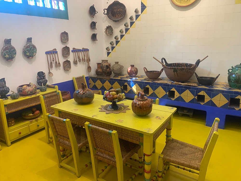 Frida Kahlo Kitchen in Casa Azul