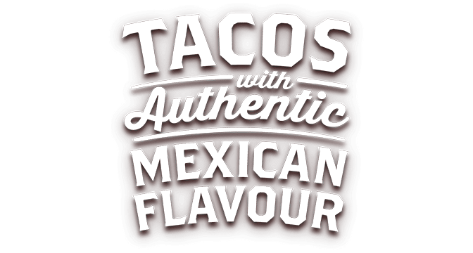 Tacos with authentic Mexican flavour.