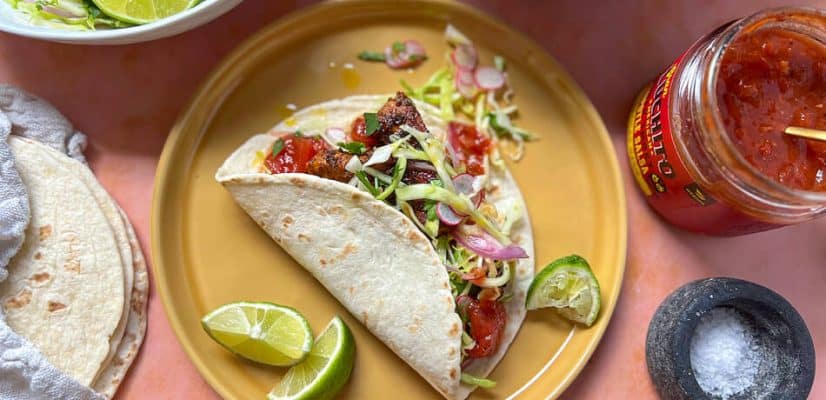 Pork tacos completed