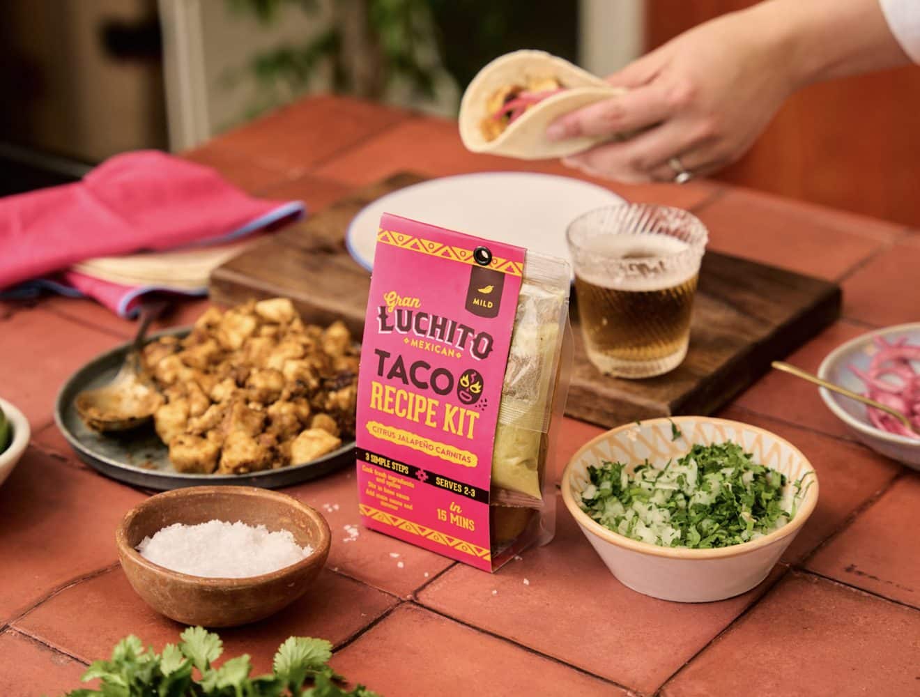 Easy Vegetarian Carnitas Tacos