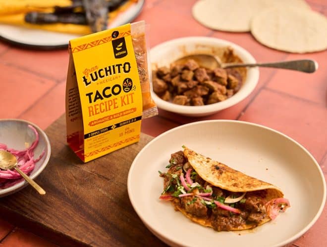Easy Steak Birria Tacos made with aromatic and bold taco recipe kit