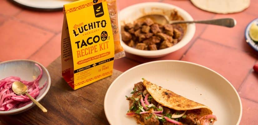 Easy Steak Birria Tacos made with aromatic and bold taco recipe kit
