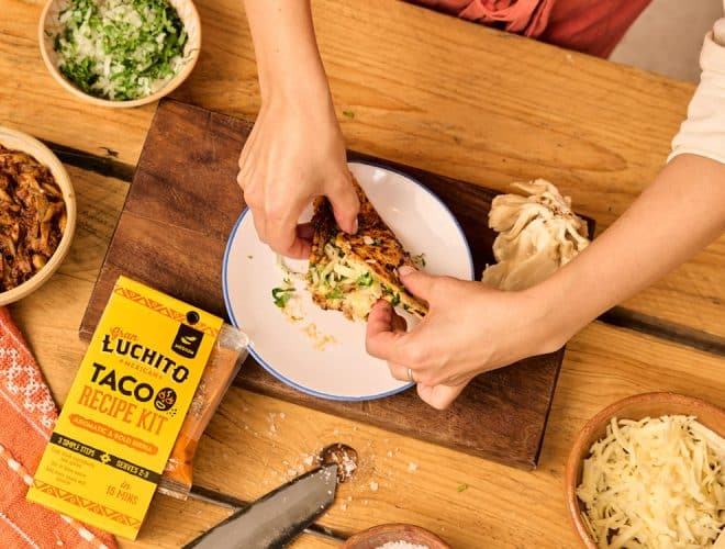 Easy vegetarian birria tacos