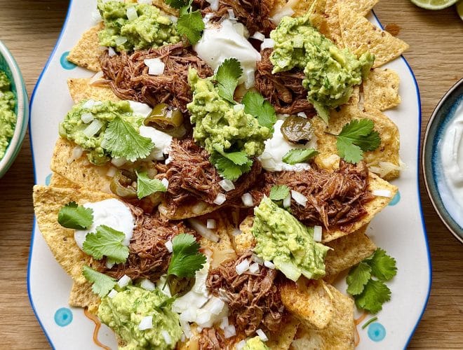 Barbacoa Nachos prep scene 2