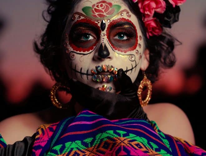 Day of the Dead blog woman