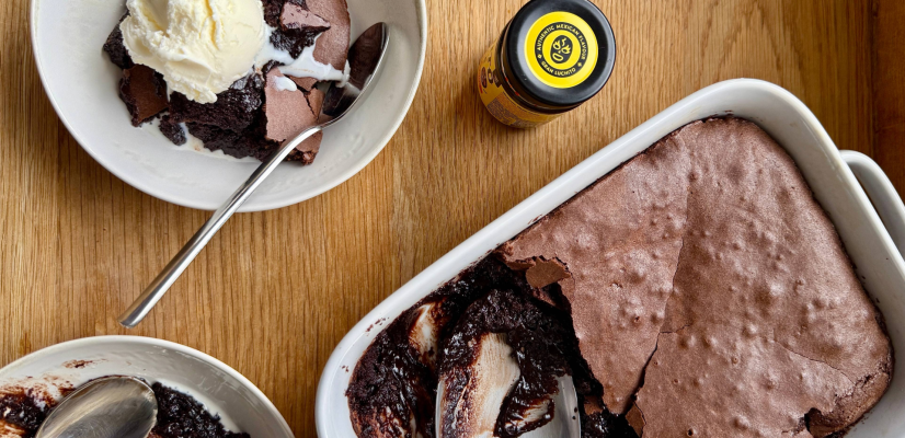 Chipotle Brownie Pudding prep 1